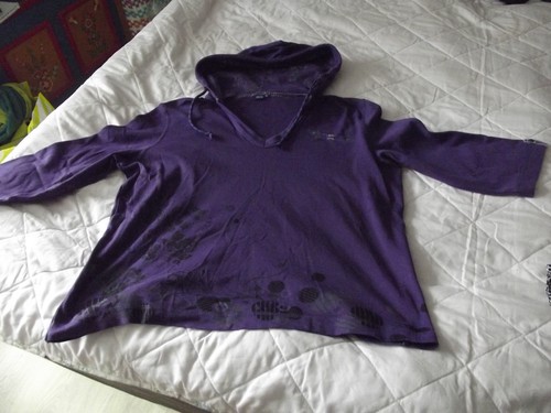 Damen shirt mit - t, kapuze