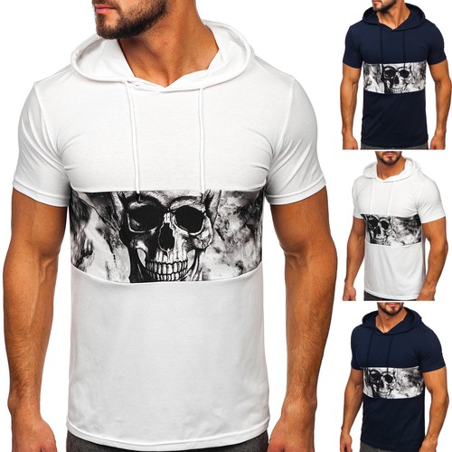Shirt tee kapuze kurzarm - kapuze,