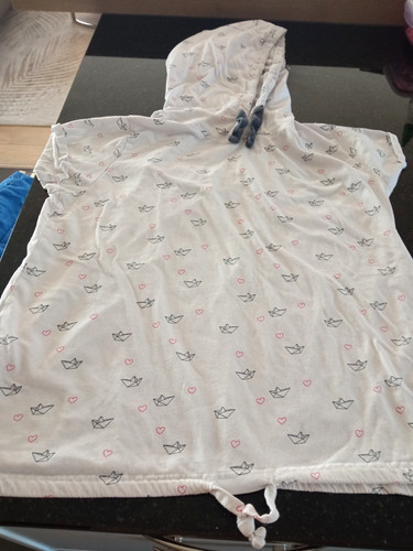 Weißes kapuzen shirt - weißes,