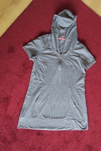 Damenshirt grau mit kapuze - grau,