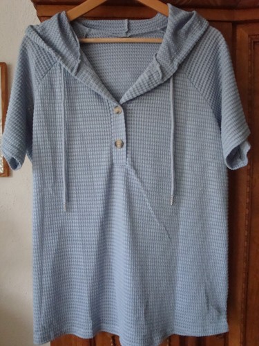 Kapuzenshirt hellblau - hellblau, –