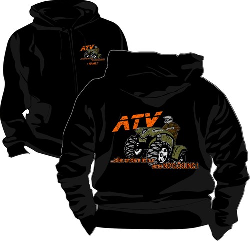Quad atv kapuzenpullover - atv,