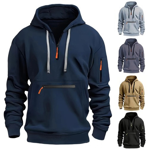 Casual herren sweatshirt - casual, mit